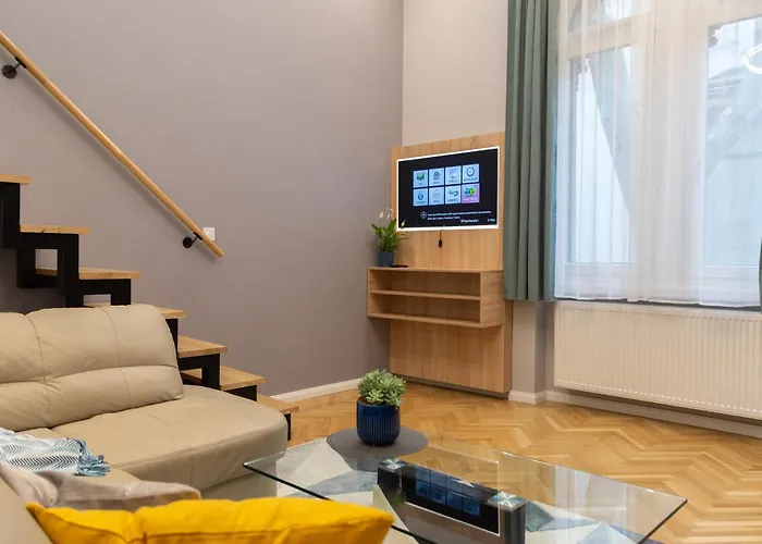 Luther Modern For 3 People, Free Ac! Appartement Boedapest