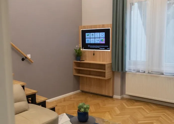 Luther Modern For 3 People, Free Ac! Appartement *