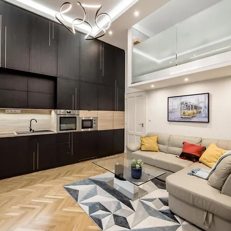 Luther Modern For 3 People, Free Ac! شقة بودابست