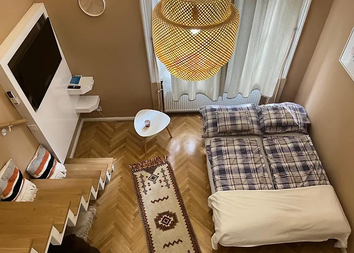 Luther Modern For 3 People, Free Ac! Apartment Budapest