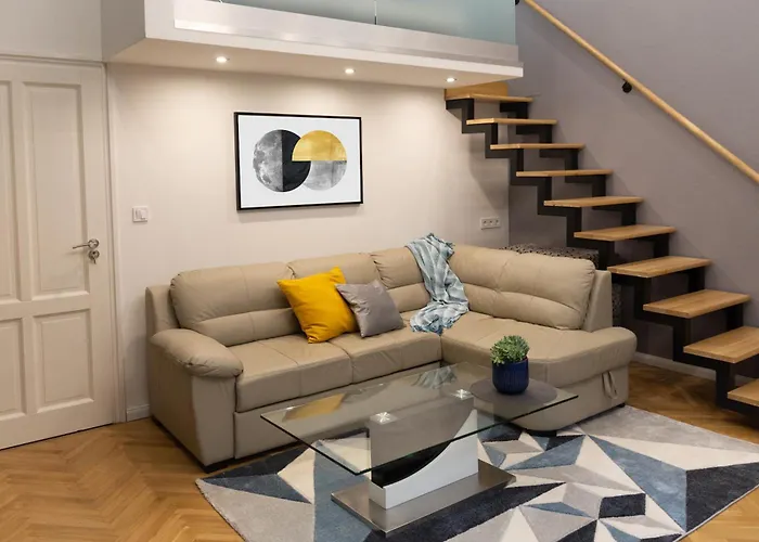 Lägenhet Luther Modern For 3 People, Free Ac! Budapest
